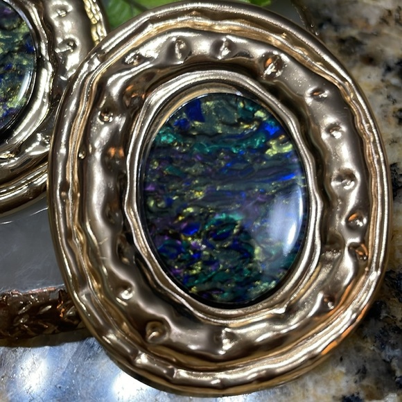 Round Statement Earrings - Picture 8 of 13